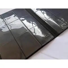 GENERICO - Carpeta Cartas Negro 360 Bolsillos Compatible Con Tarjetas TCG Tipo Magic