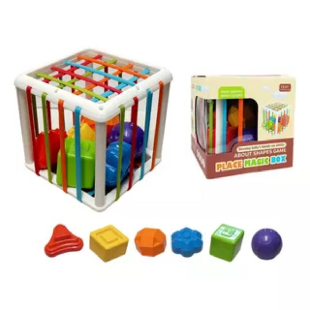 GENERICO - Juguete Interactivo De Habilidad Motora Cubo Montessori