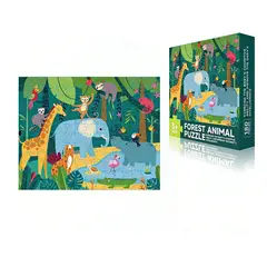 GENERICO - Rompecabezas De Animales Del Bosque Para Niños 180 Piezas