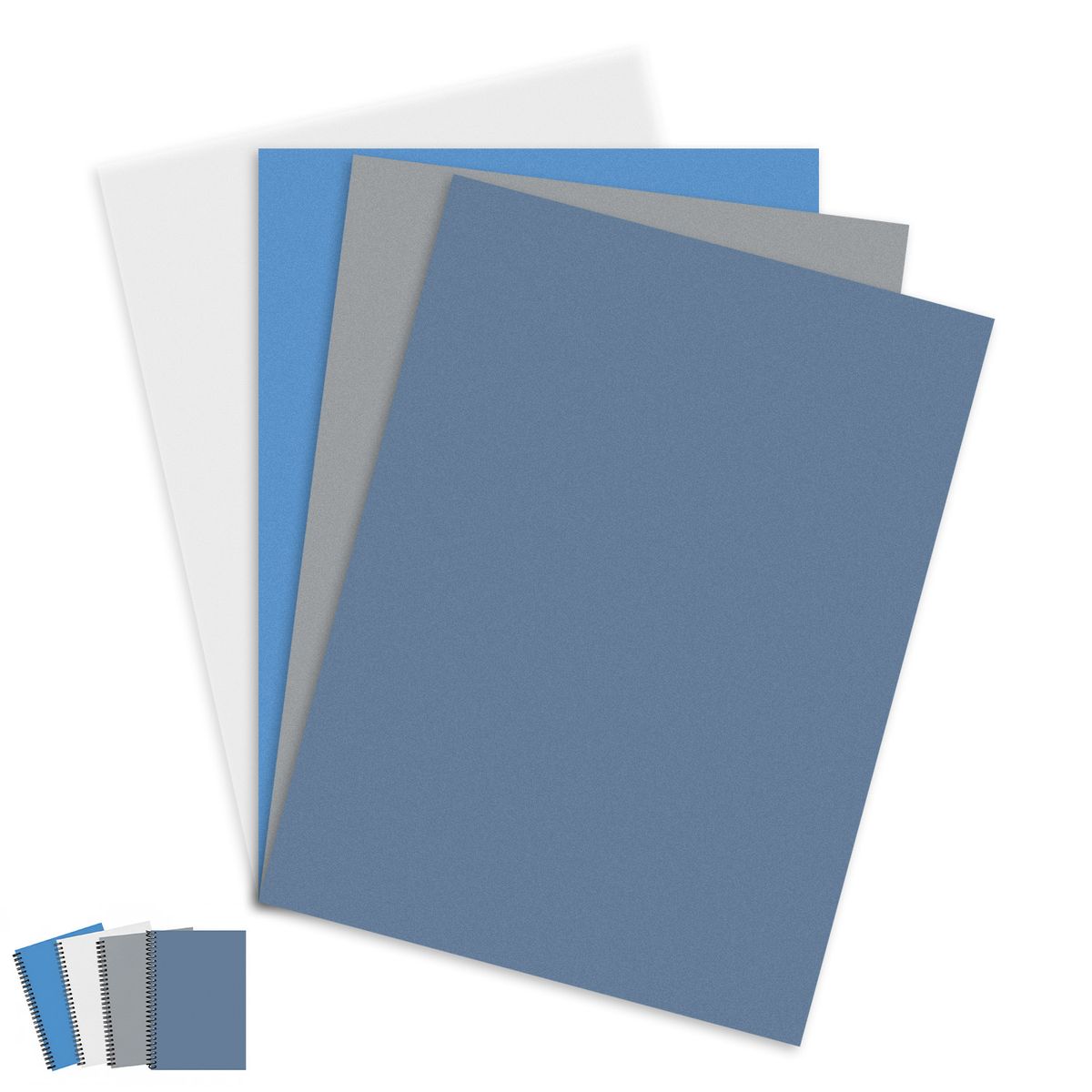 VIDITA - 50 Micas Encuadernacion Gofradas Carta Para Anillar Encuadernar