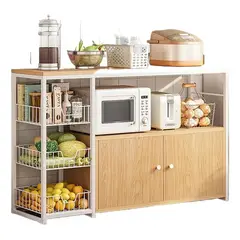 ANYHOGAR - Mueble Organizador Cocina Microondas Despensa Minimalista