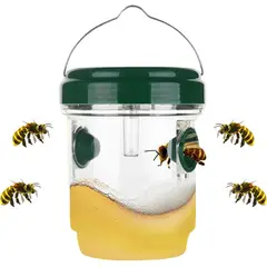 KUANGYE - Led Solar Atrapa Insectos Exterior Para Avispas Y Mosquitos