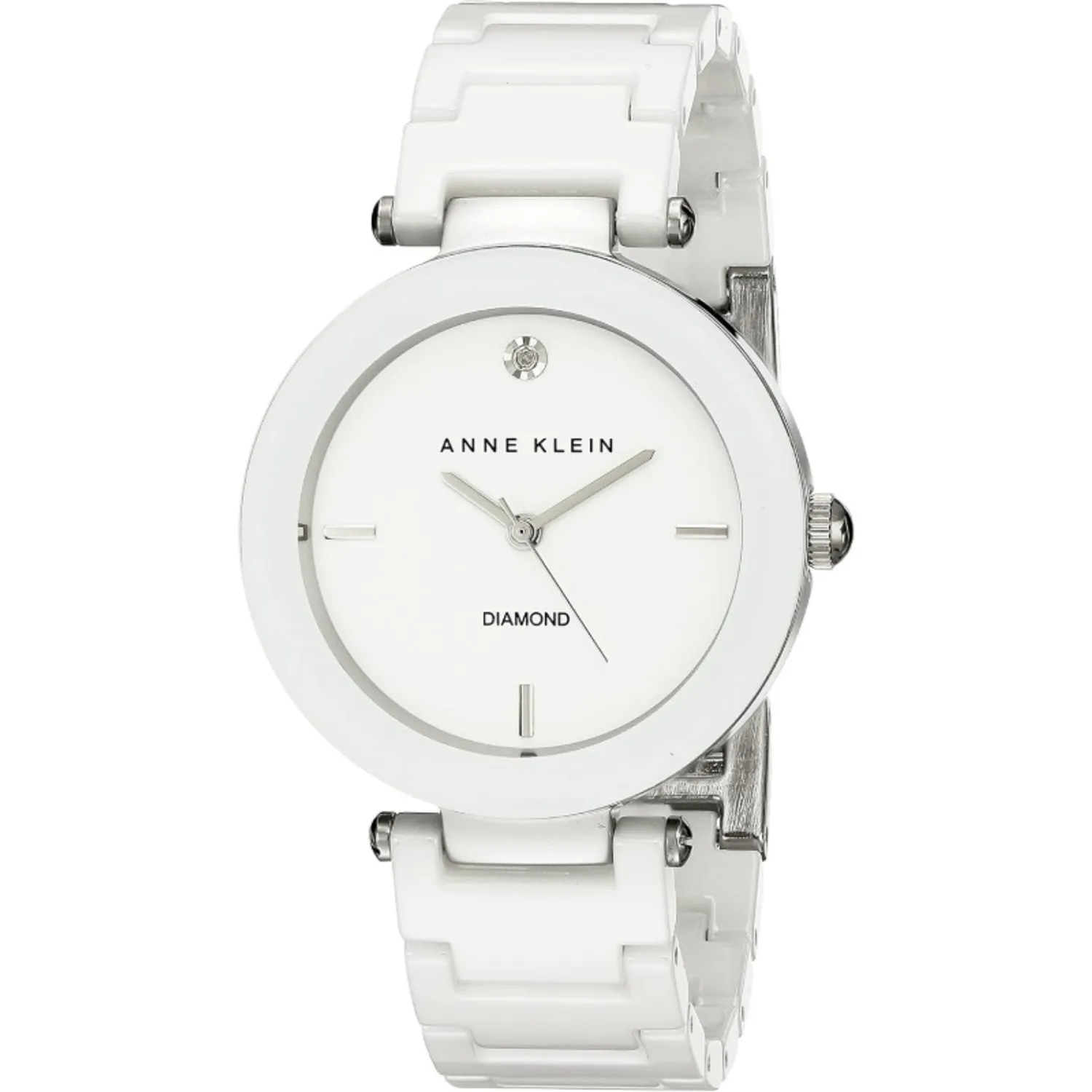 ANNE KLEIN Anne Klein AK-1019WTWT Reloj de Cerámica Blanco con