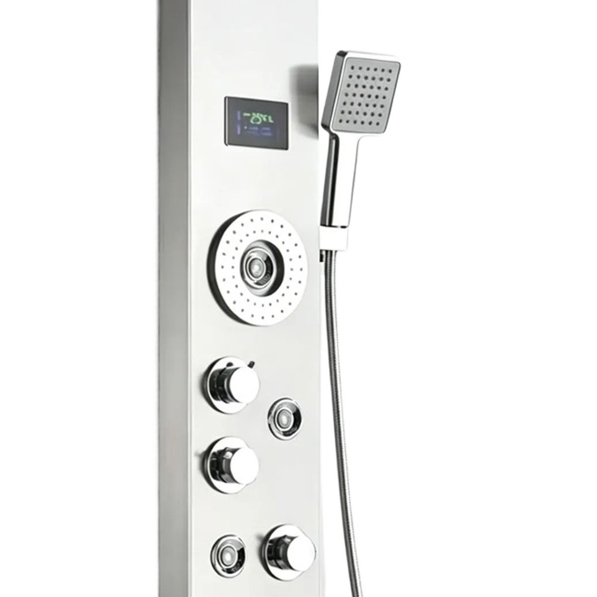 U BUY - Llave Monomando Columna Tina Ducha Moderna Negra