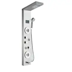 U BUY - Llave Monomando Columna Tina Ducha Moderna Negra