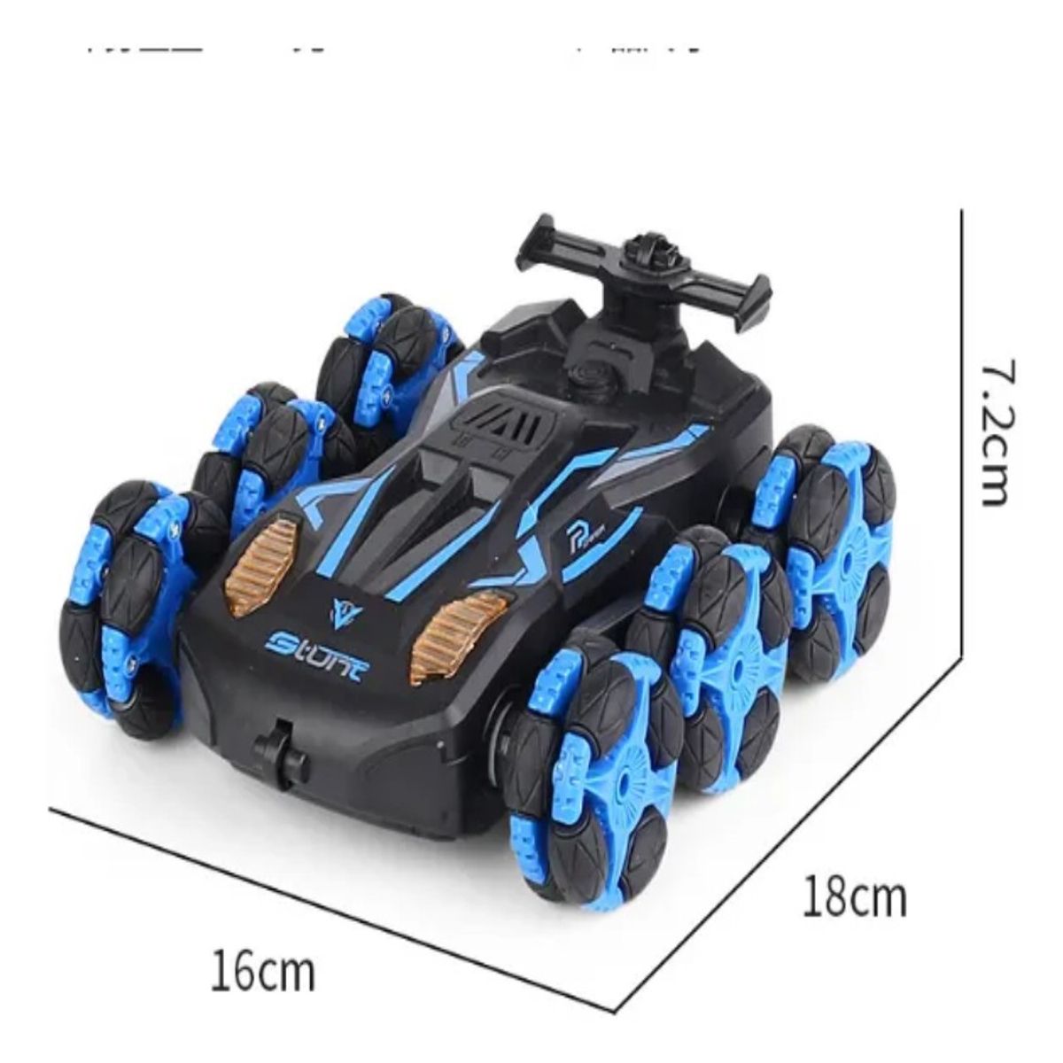 GENERICO - Coche Rc De 6 Ruedas Doble Cara - Juguete Para Niños Auto