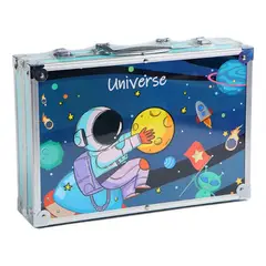 GENERICO - Kit Dibujo Niño 145 Piezas Pintura Arte En Maleta Aluminio