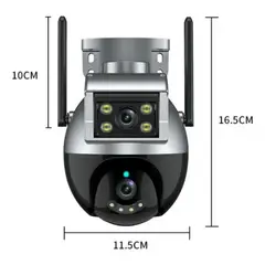 GENERICO - Cámara Ip Wifi Doble Lente Audio Bidireccional Tuya Smart