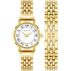 ANNE KLEIN - Reloj de Acero Inoxidable con Esfera Nácar, Elegancia de Lujo