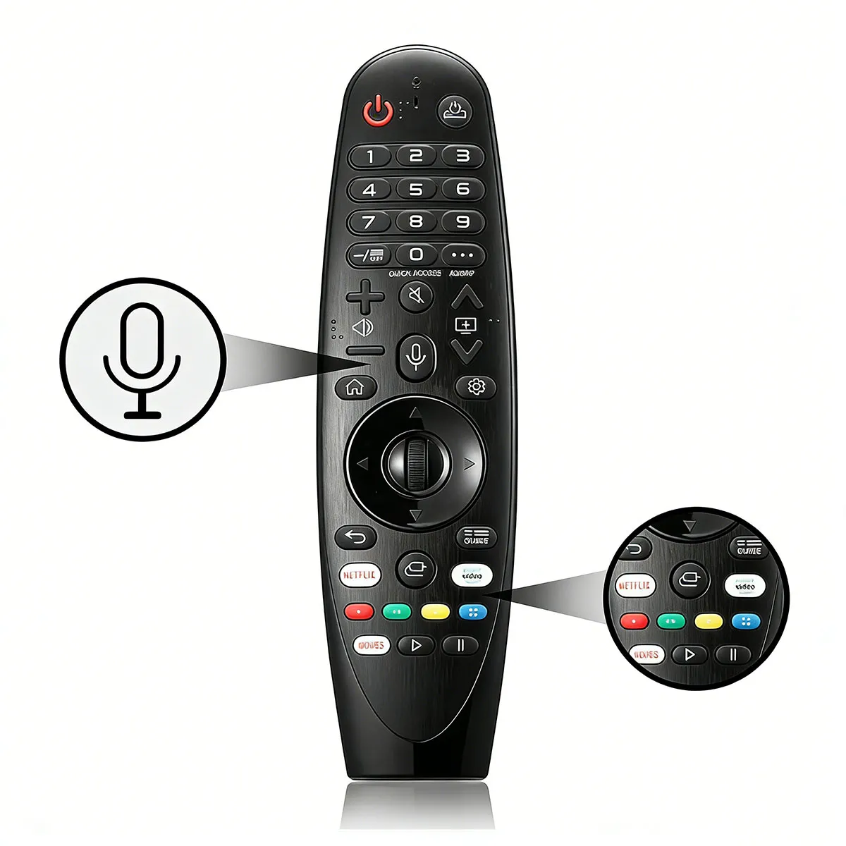 MOONCORE - Control Remoto Inteligente Con Voz Para LG Tv