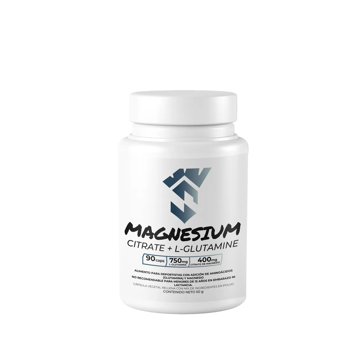 SNP New Power - Cápsula Magnesio Citrato Lglutamina 50gr