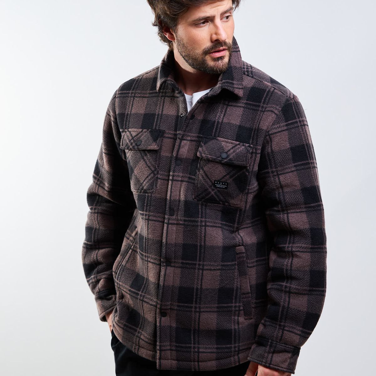 RUSTY - Overshirt Shoreline R Café Hombre Rusty