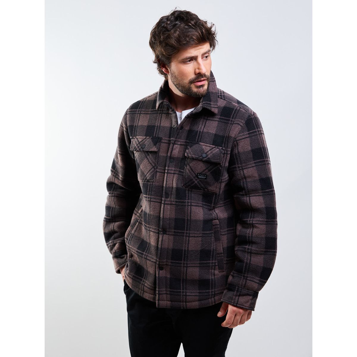 RUSTY - Overshirt Shoreline R Café Hombre Rusty