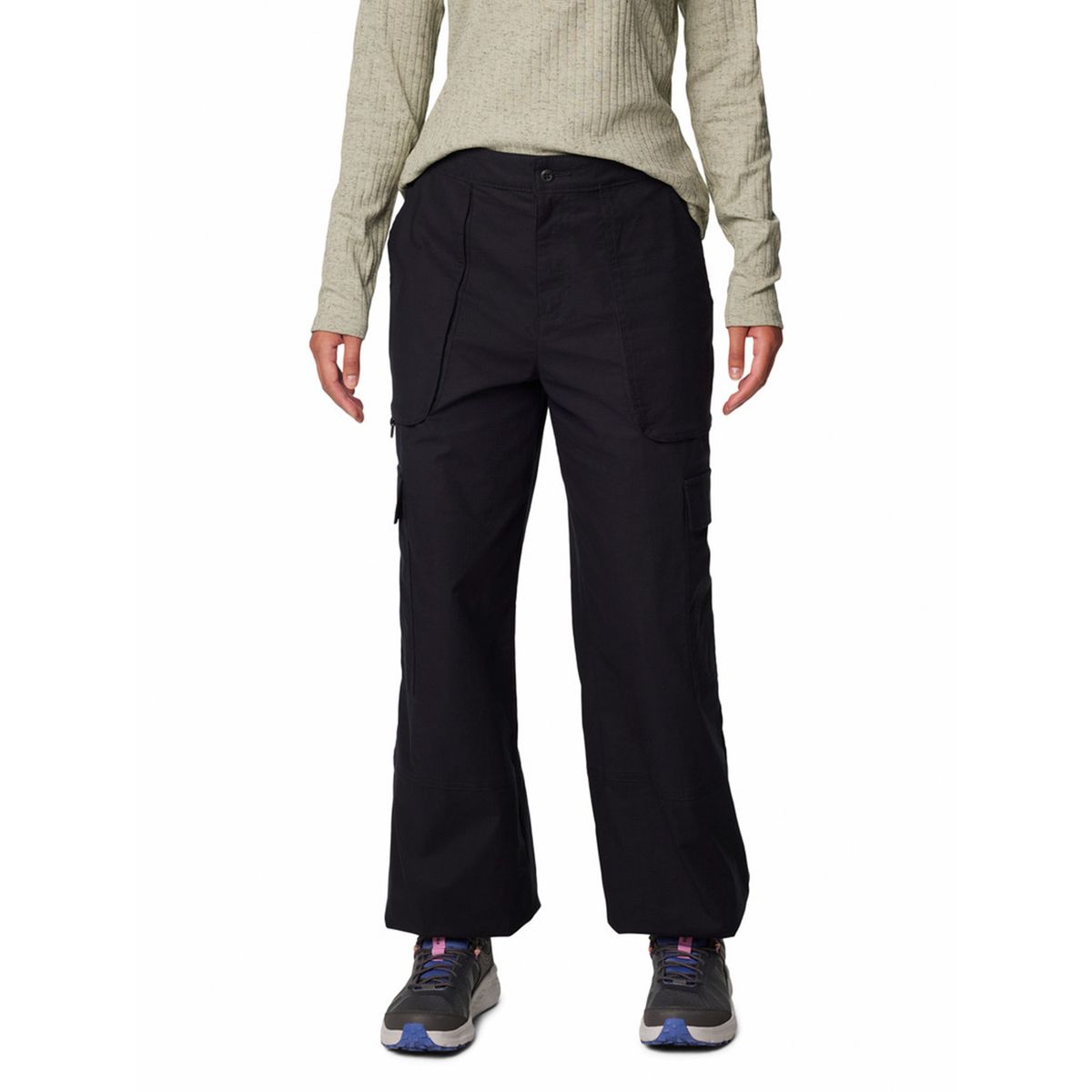 COLUMBIA - Pantalón Mujer Brea Falls Cotton Ripstop Negro COLUMBIA