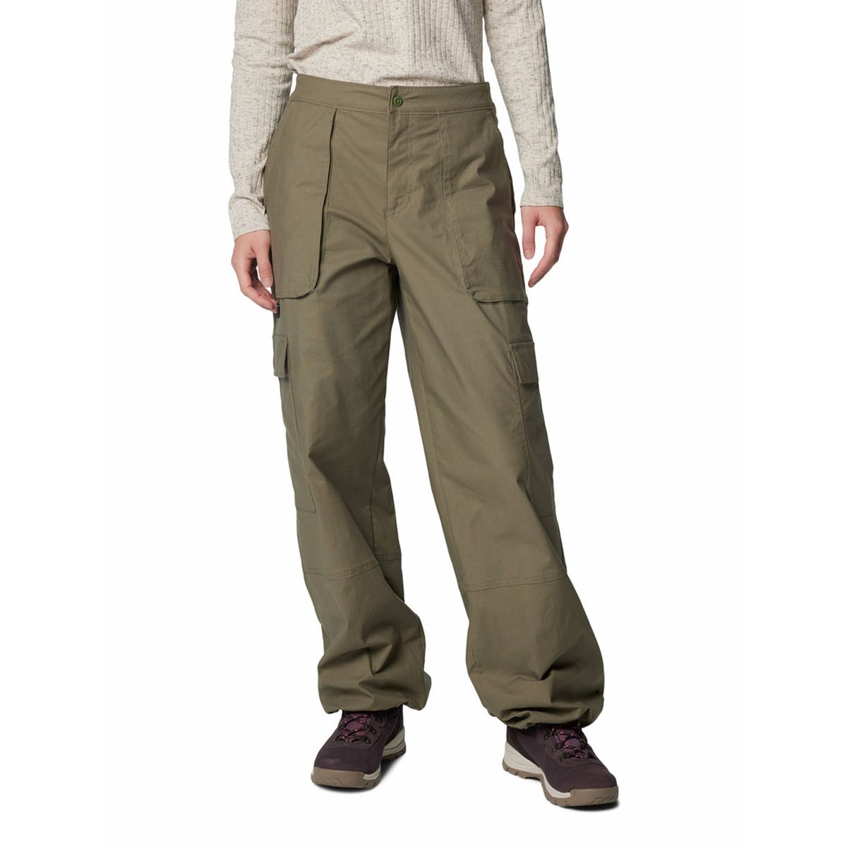 COLUMBIA - Pantalón Mujer Brea Fllas Cotton Ripstop Verde COLUMBIA