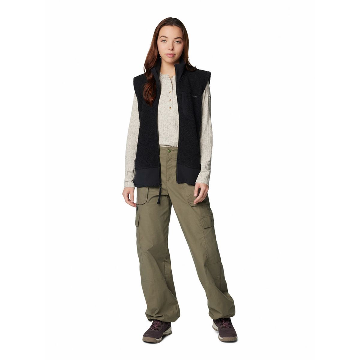 COLUMBIA - Pantalón Mujer Brea Fllas Cotton Ripstop Verde COLUMBIA