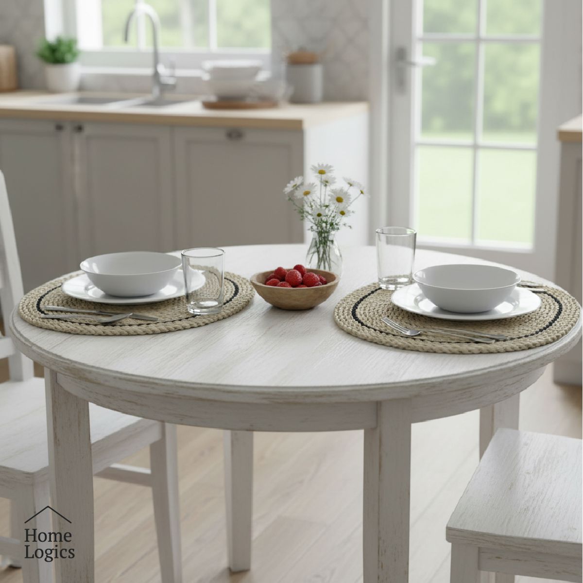 HOME LOGICS - Set 2 Individuales Natural Collection Dorado Home Logics Kiosclub