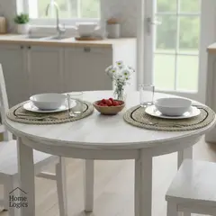 HOME LOGICS - Set 2 Individuales Natural Collection Dorado