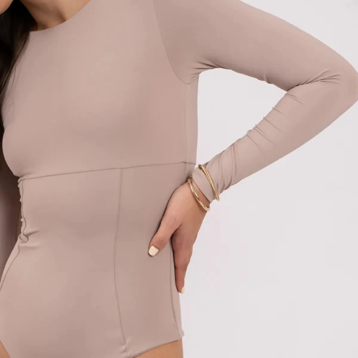 MARALTA - Body Love Manga Larga Doble Tela Maralta