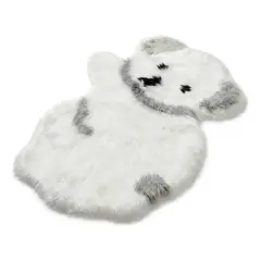 ARMONIA - Alfombra Peluda 90x60 cm Decorativa Koala