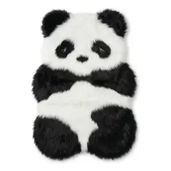 ARMONIA - Alfombra Decorativa Peluda Panda 90x60