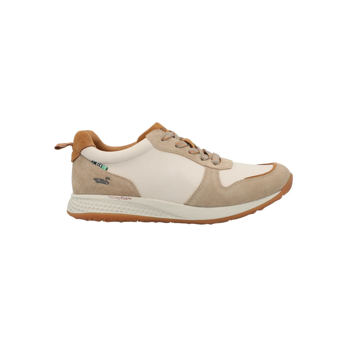 ROCKFORD - Zapatilla Cuero Mujer Cali Beige/Crudo ROCKFORD