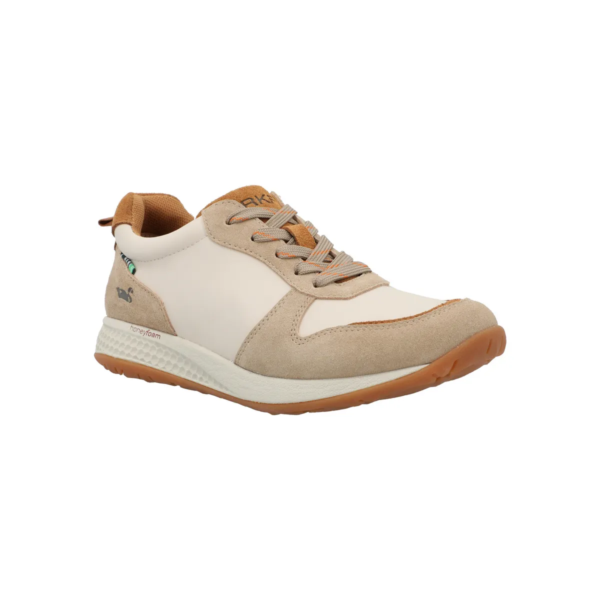 ROCKFORD - Zapatilla Cuero Mujer Cali Beige/Crudo ROCKFORD