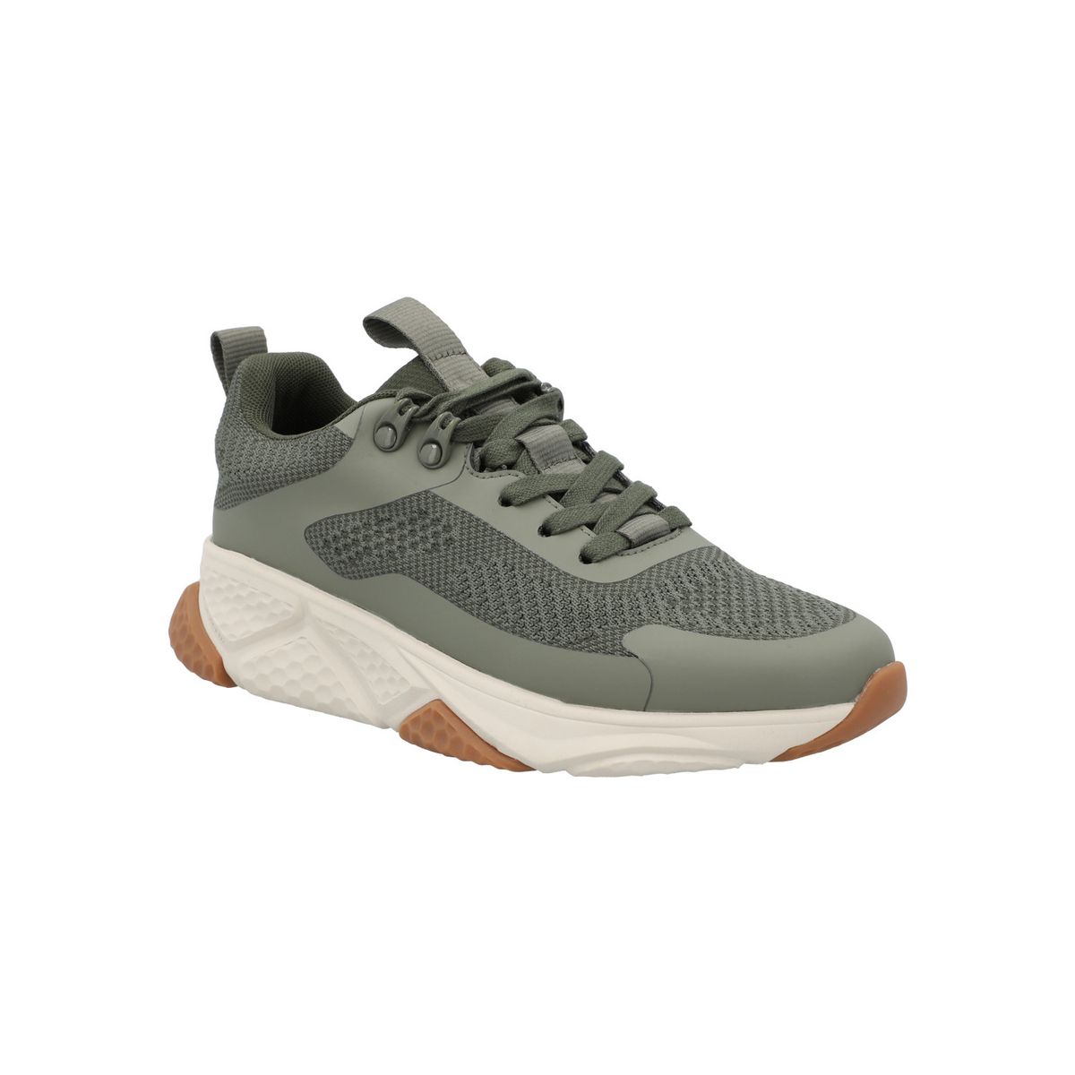 ROCKFORD - Zapatilla Cuero Mujer Benza Verde ROCKFORD