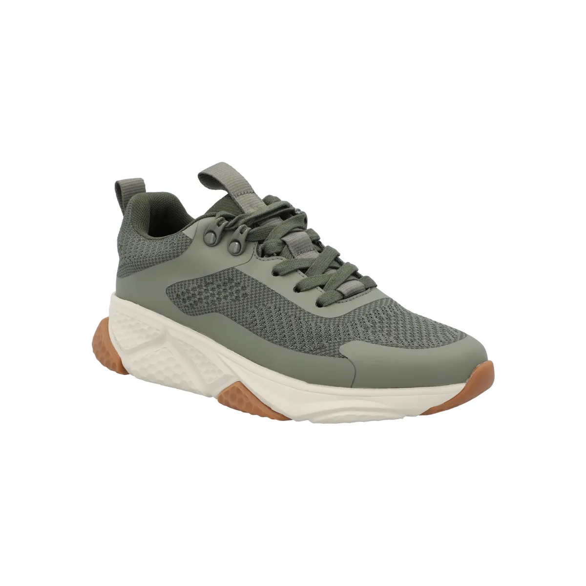 ROCKFORD - Zapatilla Cuero Mujer Benza Verde ROCKFORD