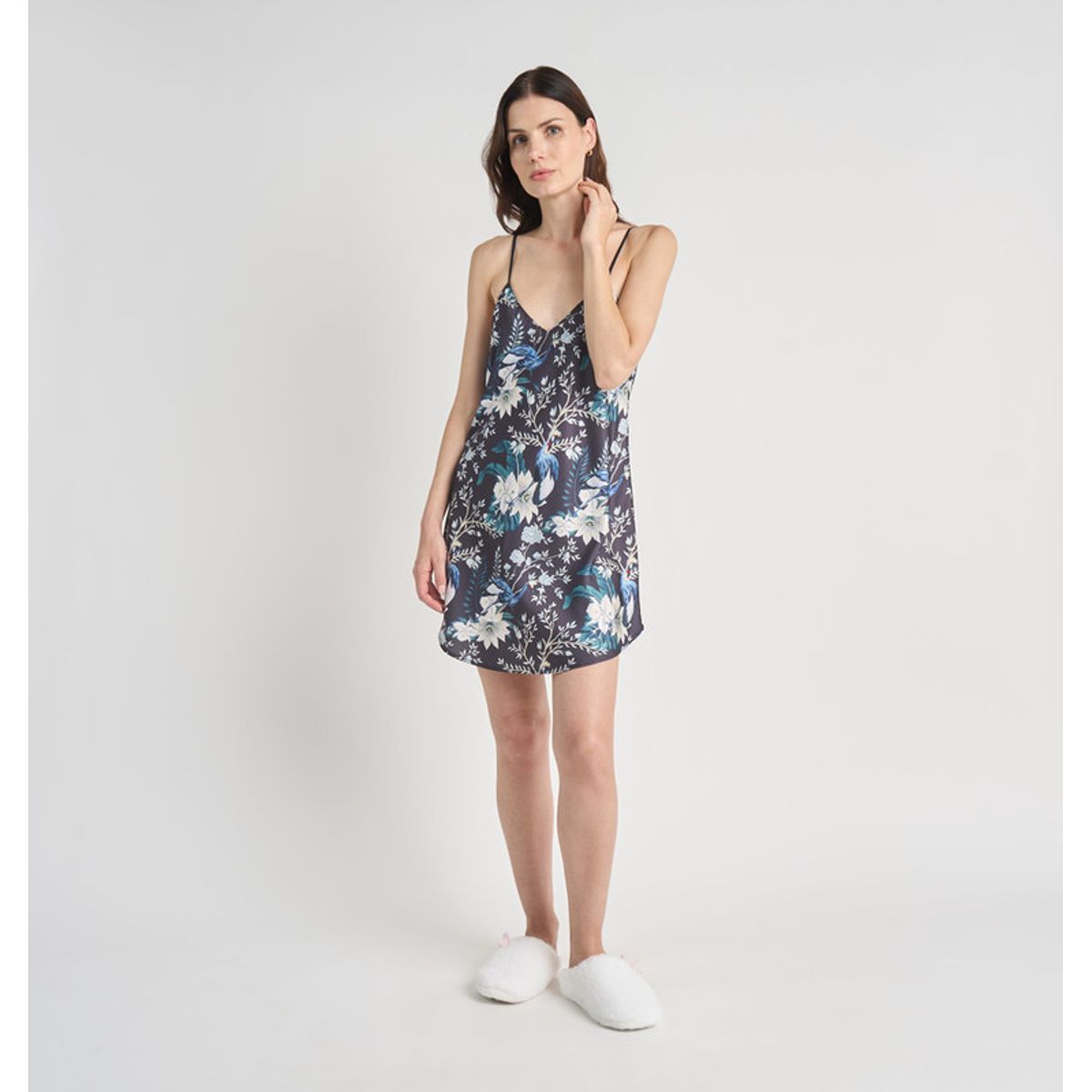 BARBIZON - MINI MUJER BARBIZON CAMI CHARCOAL ESTAMPADO