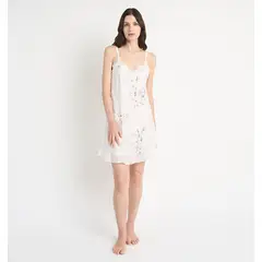 BARBIZON - MINI MUJER AURORA BLANCO ESTAMPADO