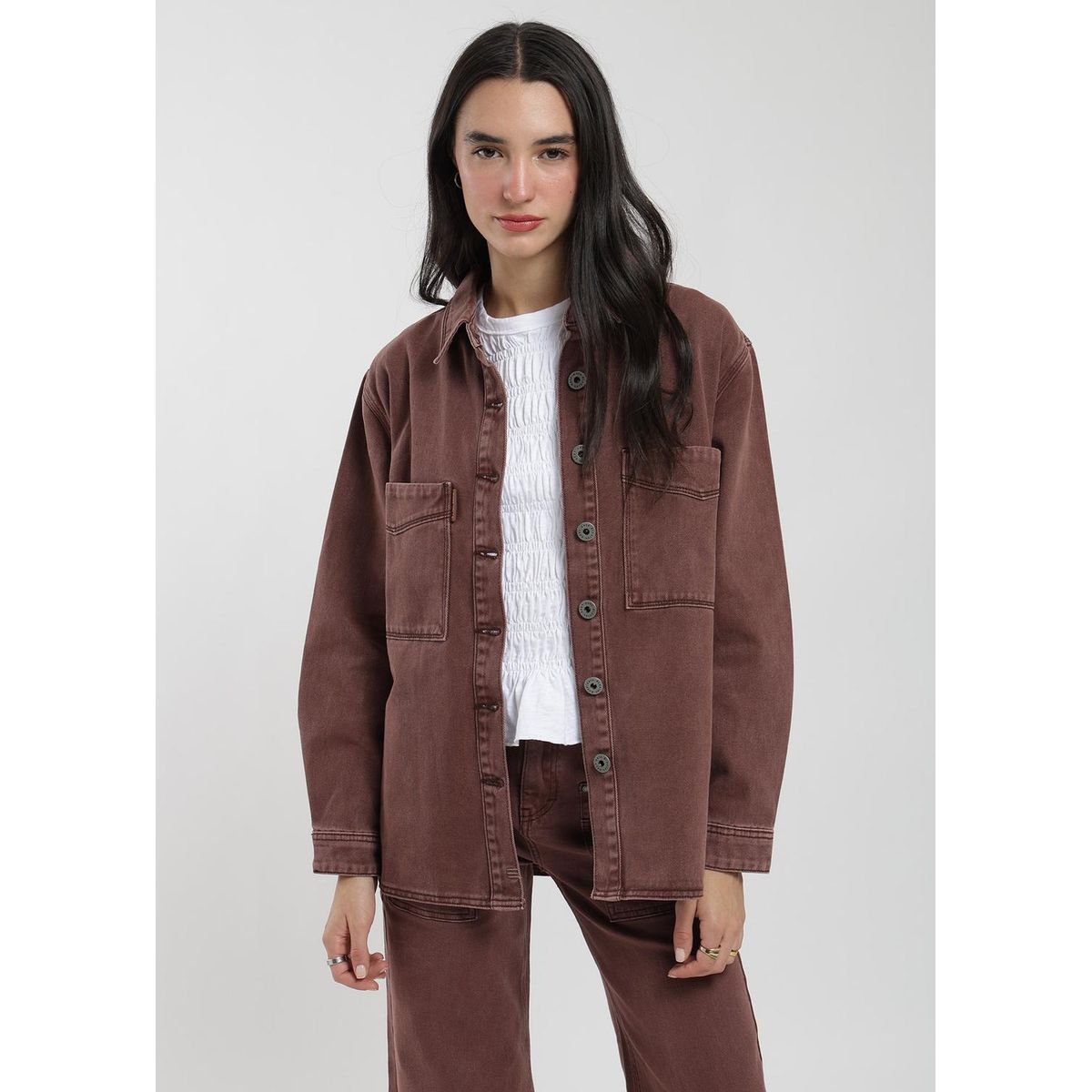 KAYA UNITE - Chaqueta Sobrecamisa Heavy Weight Mujer