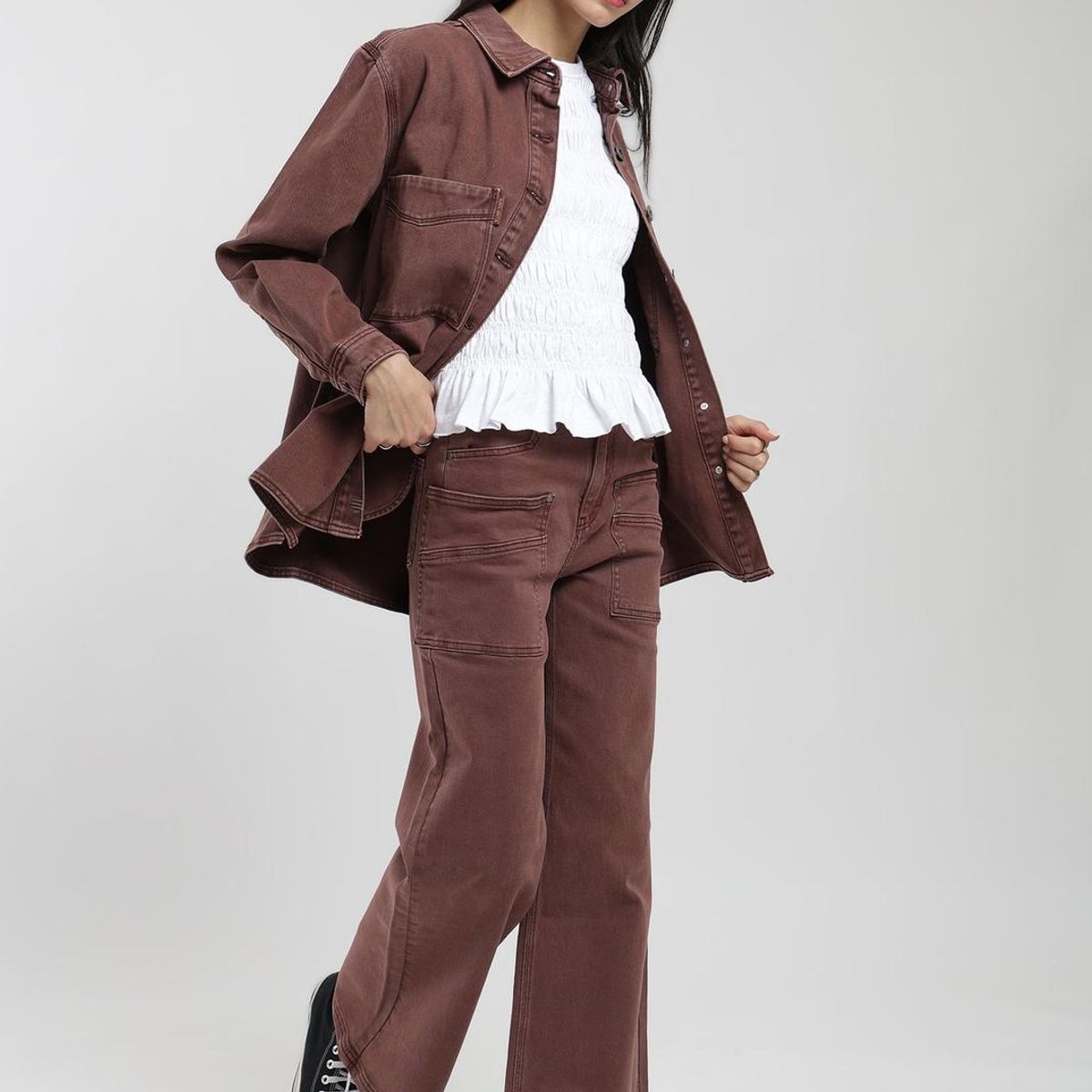 KAYA UNITE - Chaqueta Sobrecamisa Heavy Weight Mujer