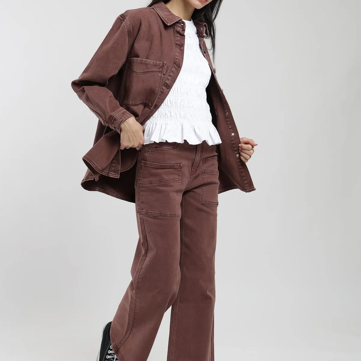 KAYA UNITE - Chaqueta Sobrecamisa Heavy Weight Mujer