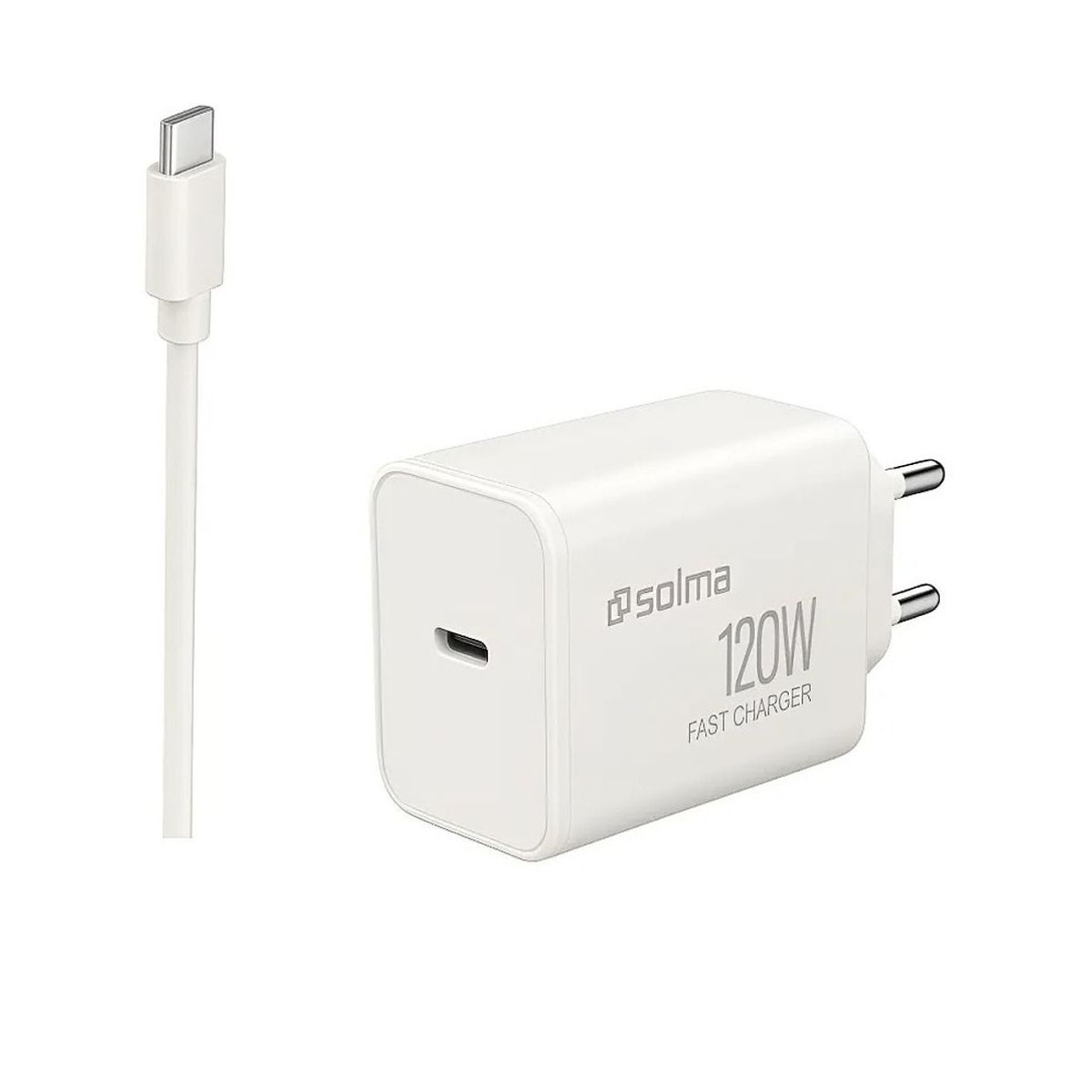 GENERICO - Cargador de Alta Potencia 120W con Cable Tipo C