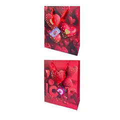 GENERICO - Bolsa De Regalo 3d Corazon 31x12x40cm