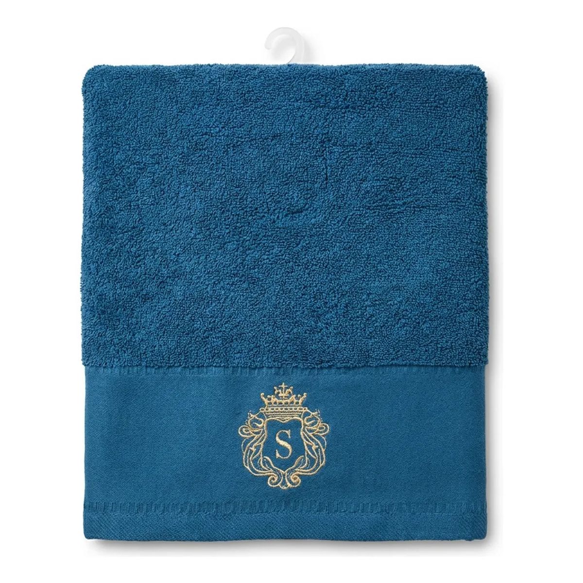 ARMONIA - Toalla Algodón Signature Azul - Bordada - Secado Rápido
