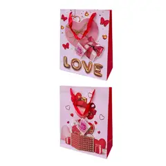 GENERICO - Bolsa De Regalo 3d Love Rojo 40x12x31cm