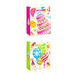 GENERICO - Bolsa De Regalo Pastel Globos 18x8.5x24cm