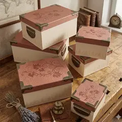 BRIC - Cajas Organizadoras Set De 6 Decorativas
