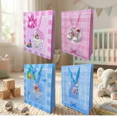 GENERICO - Bolsa De Regalo Zapatos Coche Bebe 18x8.5x24cm