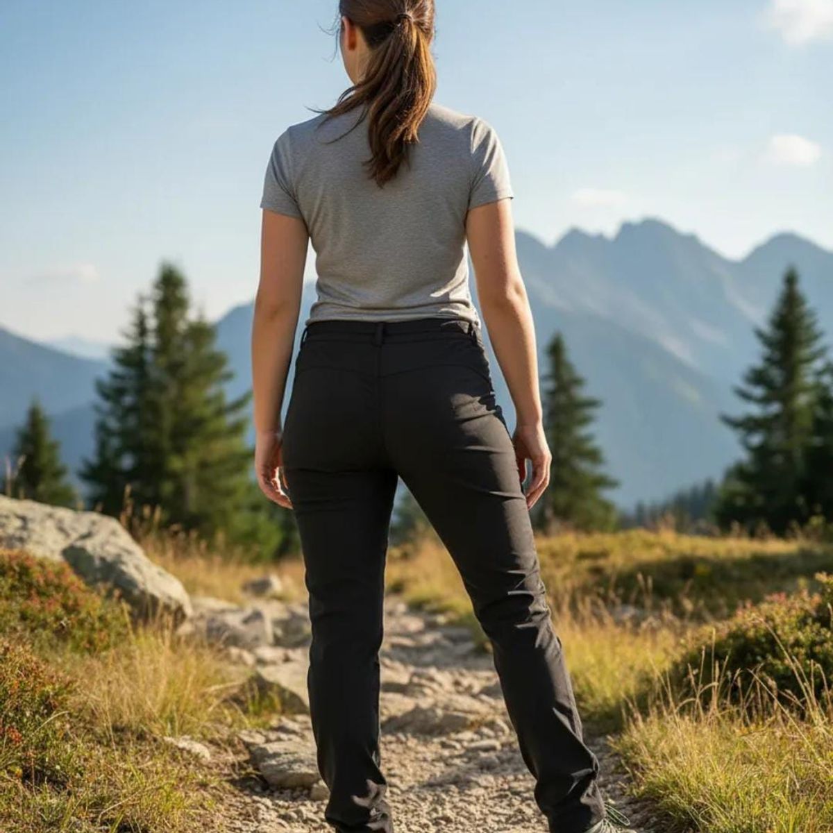 BLUE MOUNTAIN - PANTALON OUTDOOR PARA DAMA TERMICO IMPERMEABLE