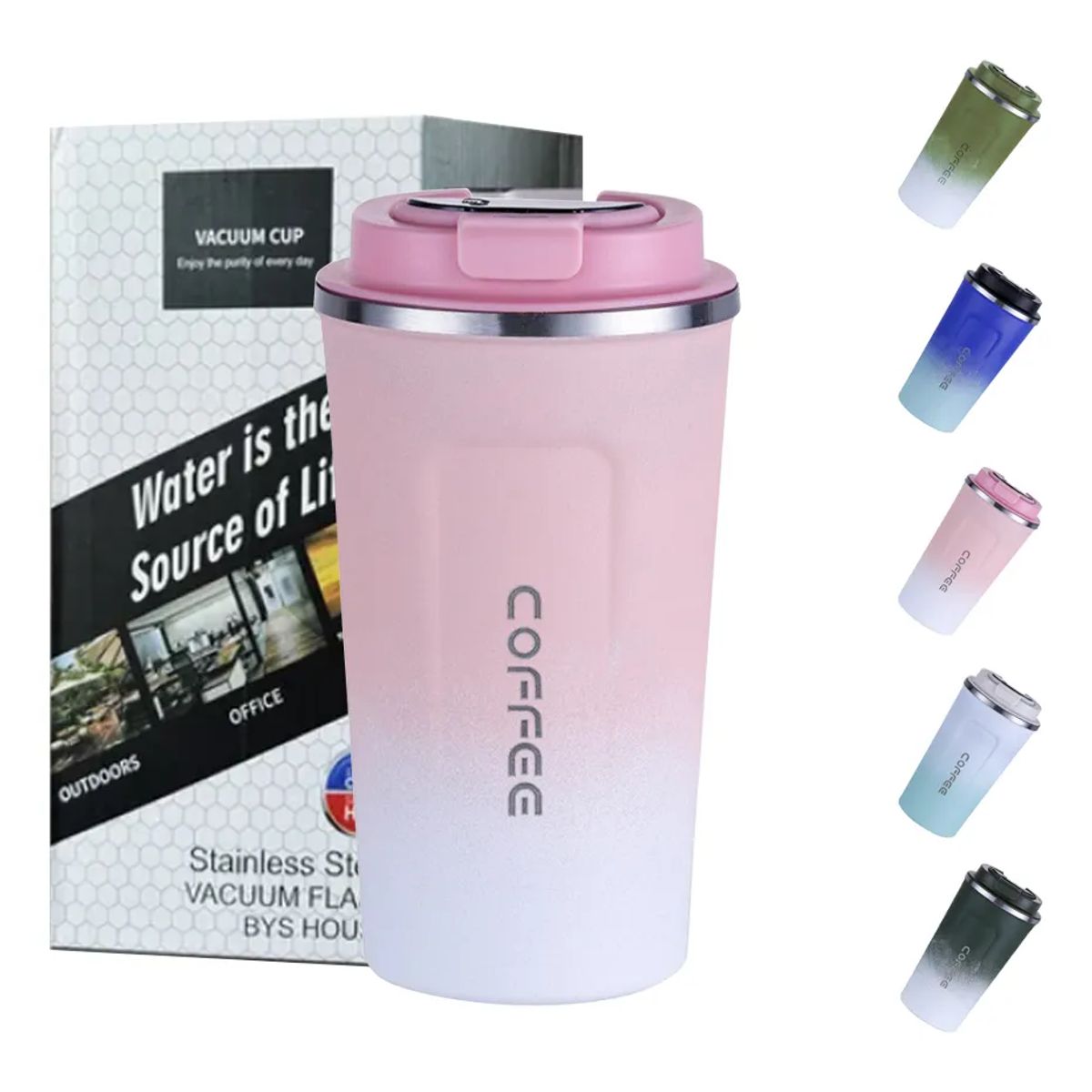 MOVI - VASO TERMICO PARA FRIO Y CALIENTE CON PANTALLA LED DE TEMPERATURA