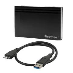 TECMASTER - COFRE DE DISCO DURO SATA DE 2,5", USB 3,0
