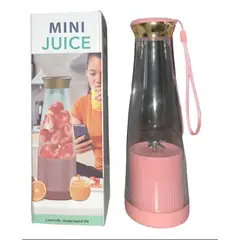 GENERICO - Mini Juguera Personal Batidora Portátil Inalámbrica Usb Rosa