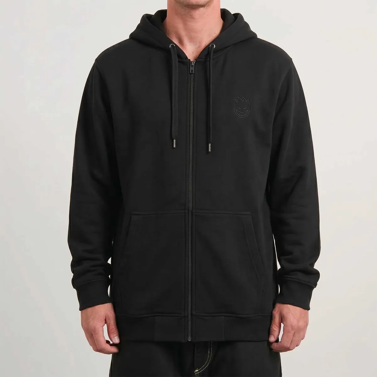 SPITFIRE - Polerón Hombre Spitfire Full Zip Negro Bighead