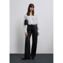 SCALPERS - Pantalón Piel Recto