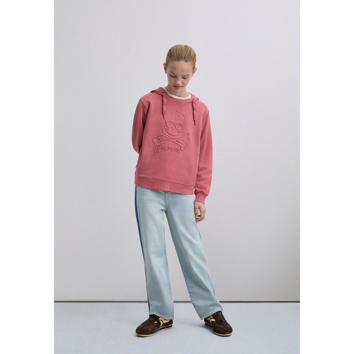 SCALPERS - Polerón Capucha Calavera