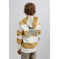 SCALPERS - Polerón Rayas Capucha Calavera