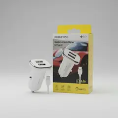 BOROFONE - Cargador + Cable Tipo C Para Auto BZ12
